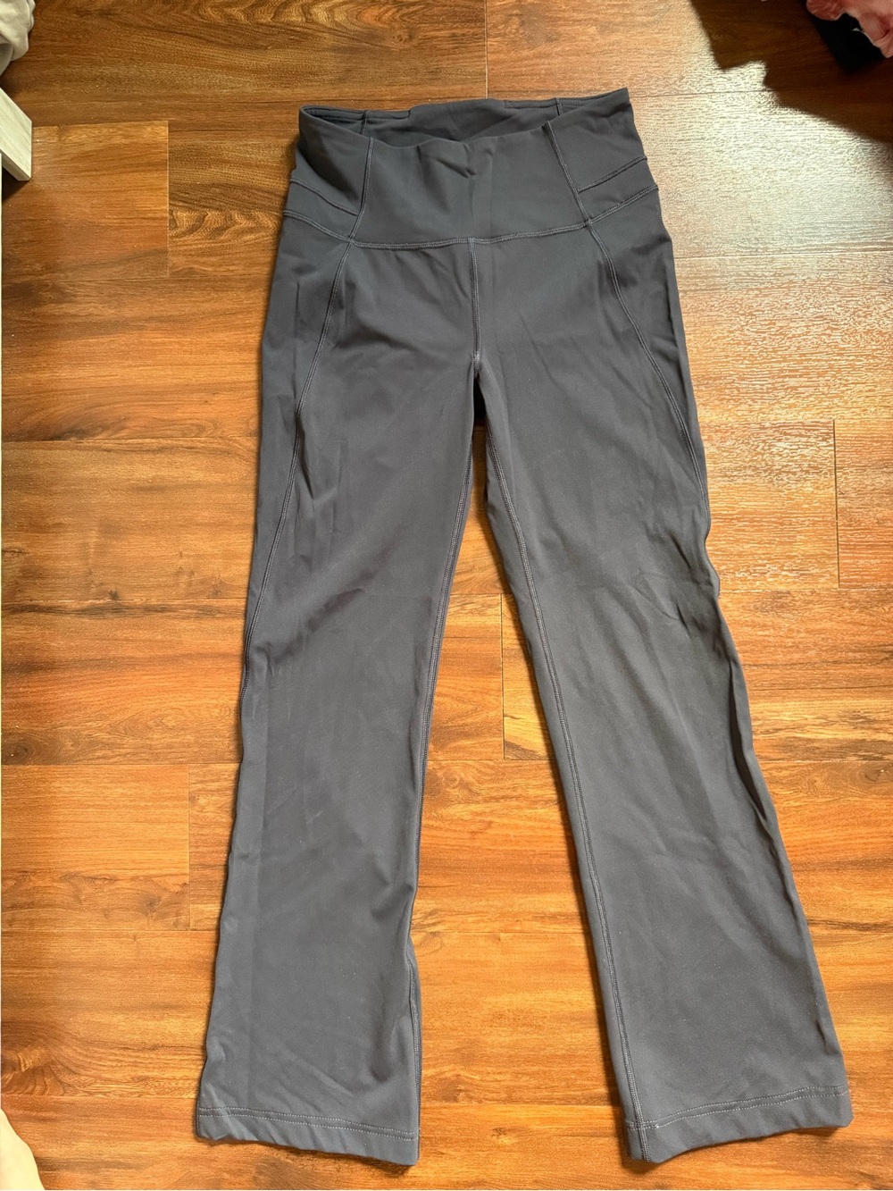 lululemon athletica High-Waist Boot Cut Yoga Pants — Black